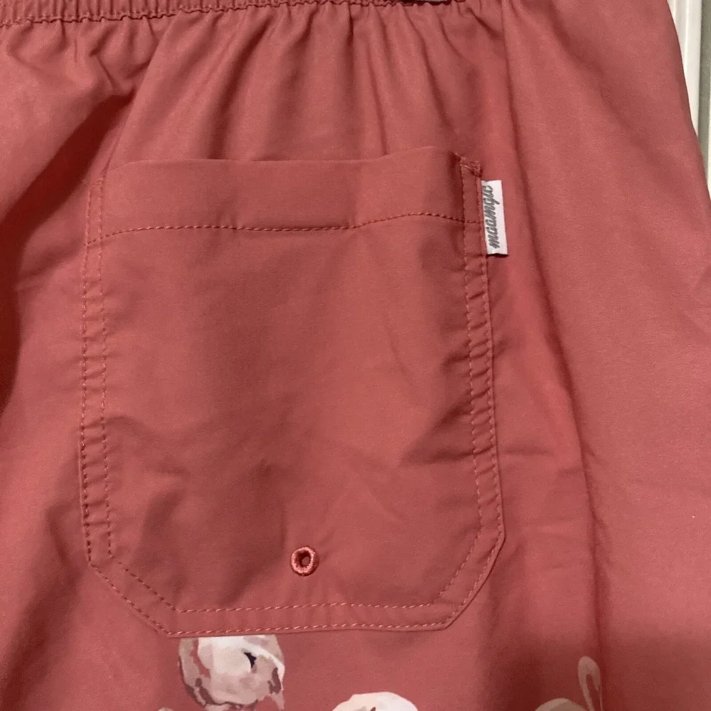 maamgic Mens NEW Swim Trunks Quick Dry Swim Shorts Mesh Lining Sz‎ XXL Flamingos